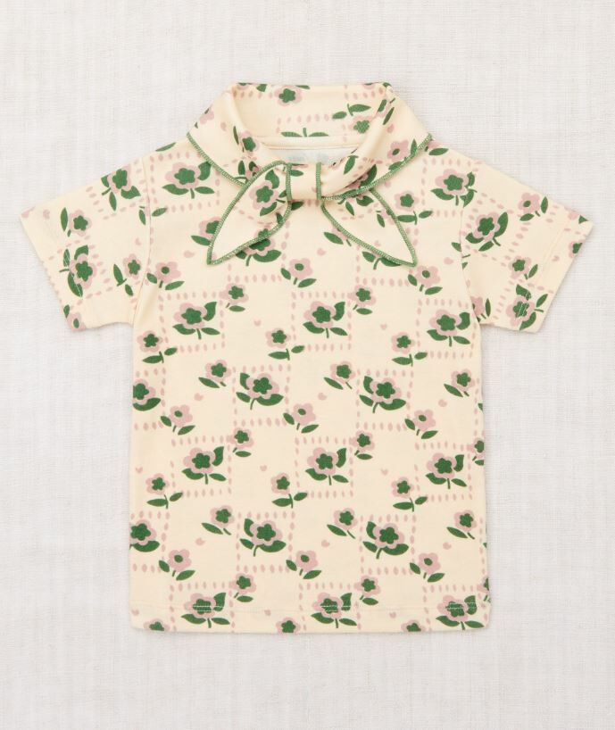 Misha & Puff 滾邊領結上衣 Scout Tee - String Windowbox