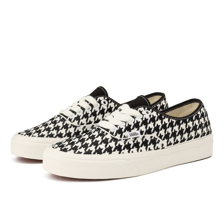 Vans Authentic Houndstoo 日本新款 千鳥格 小香風 黑色 白色 基本款 VN000BW5YB2