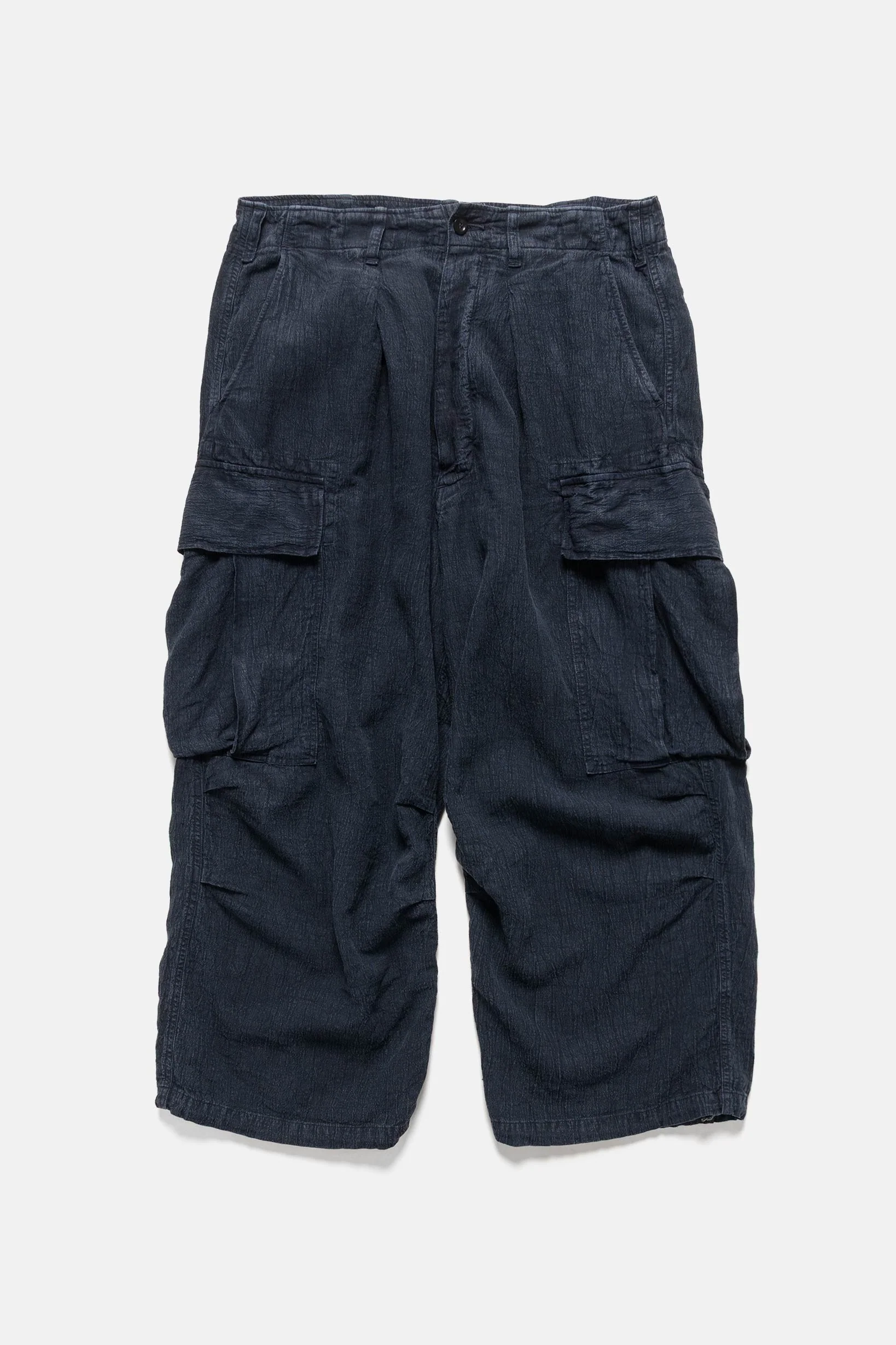HERILL LINEN JUNGLE FATIGUEPANTS (2COL)