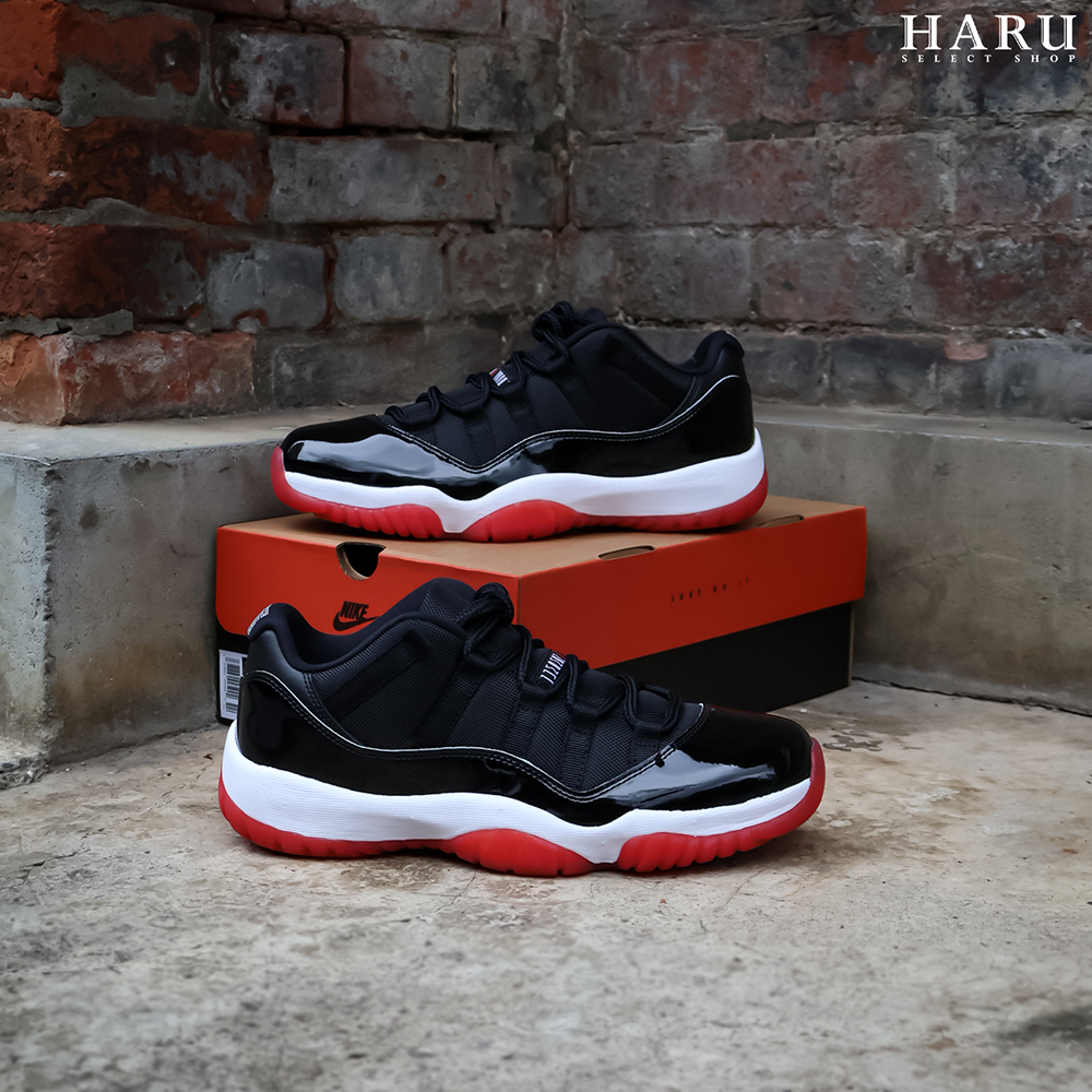 AIR JORDAN 11 LOW "BRED" 黑紅 AJ11 2025 籃球鞋 復古休閒鞋 男女生 FV5104-006 GS FV5121-006