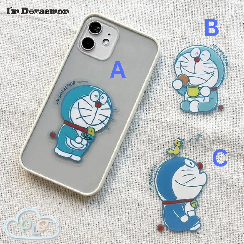 現貨 日本製 透明貼紙 C 藍色 I’m Doraemon Flowering #72051