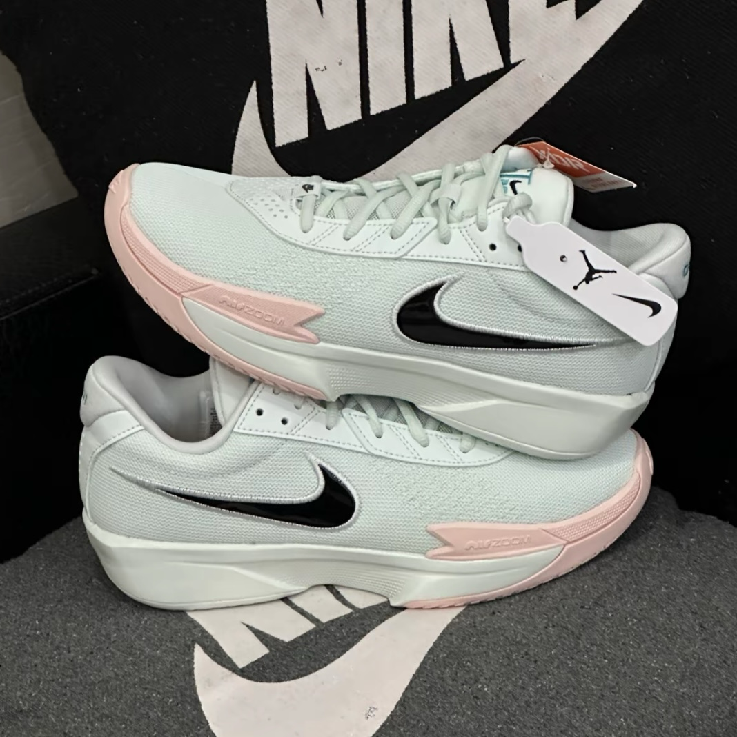 Nike G.T. CUT Academy EP 湖水綠 粉橘 緩震 透氣 實戰籃球鞋