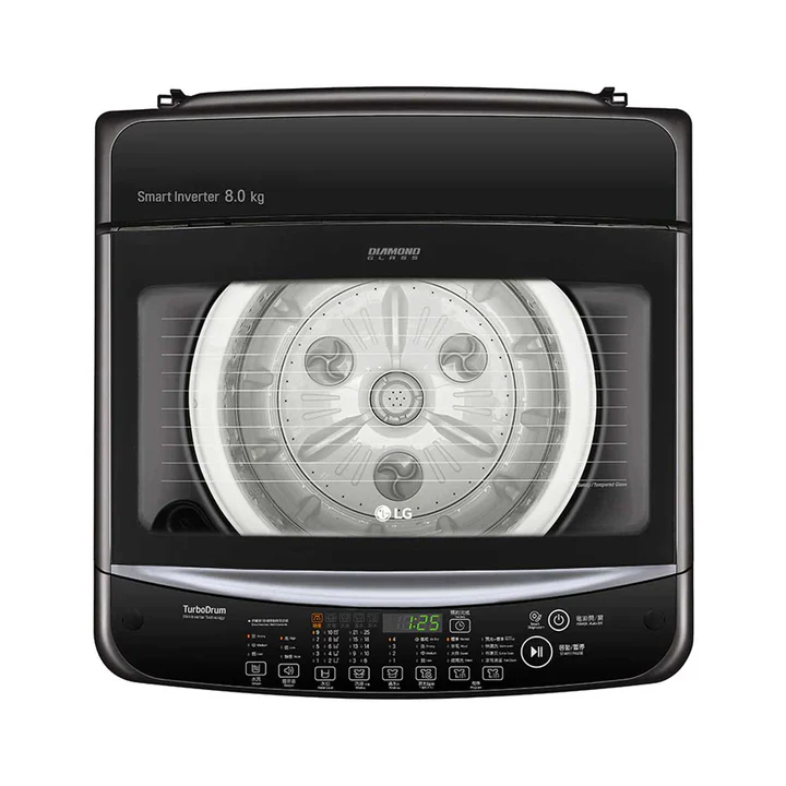 樂金 LG   WT-80SNSM‧8公斤/高去水位‧智能變頻‧日式全自動洗衣機-香港行貨-原廠2年全機及10年摩打保養‧