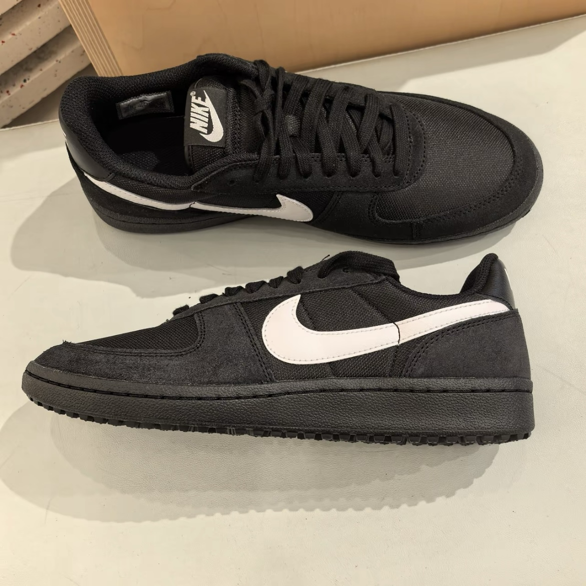 Nike Field General Black White GS 黑白 麂皮 復古 板鞋 低筒休閒鞋