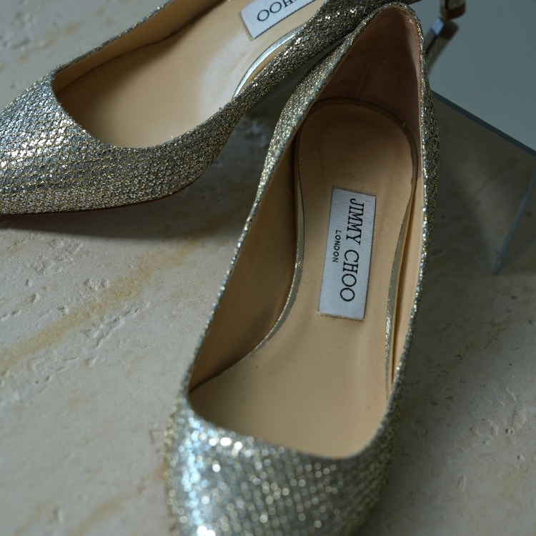 (CF03)Jimmy choo 亮片高跟鞋 37號