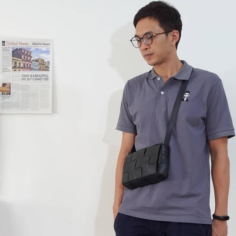 編織包 男生包包 女生包包 情侶包 側背包 斜背包 小方包男 斜背小方包 斜背包 包包男 隨身小包 側背小包 061