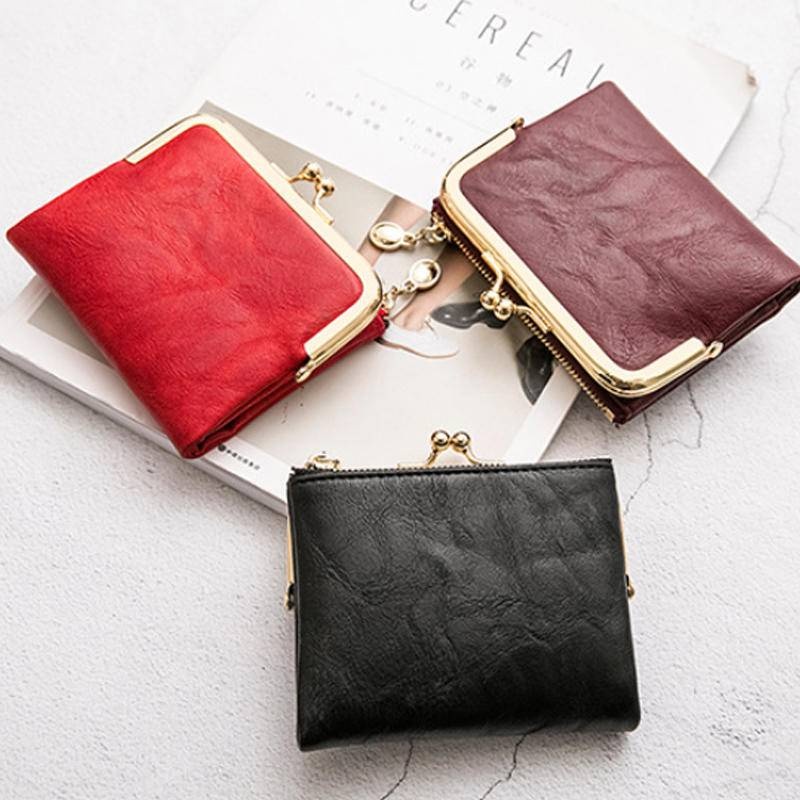 口金包 女皮包 口金零錢包 夾子錢包 口金短夾 女皮夾 零錢包 錢包女 錢包女短夾 錢包 日本錢包 卡夾錢包 017