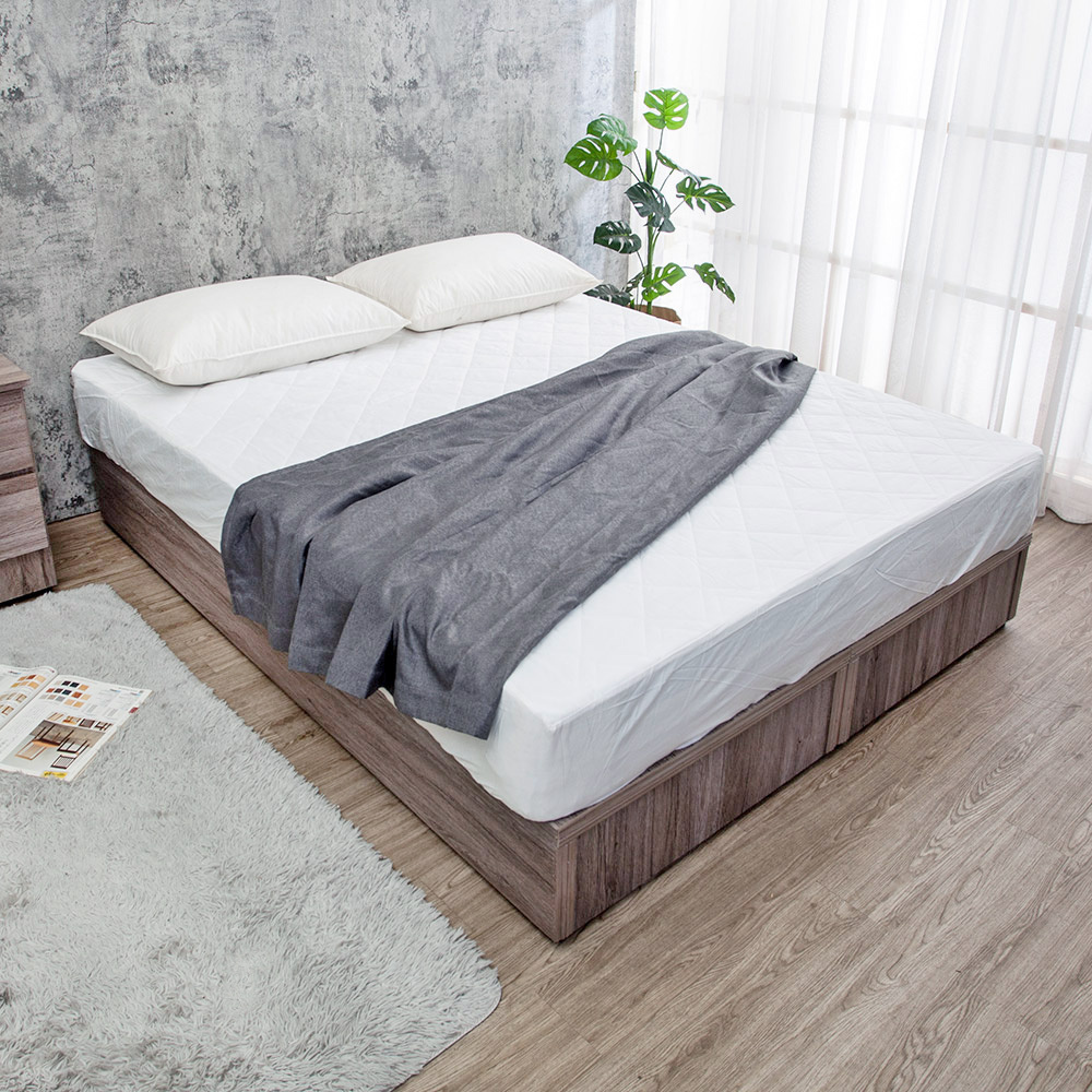 米恩3.5尺單人/5尺雙人加厚六分木心板床底/床架(六色可選-不含床墊)