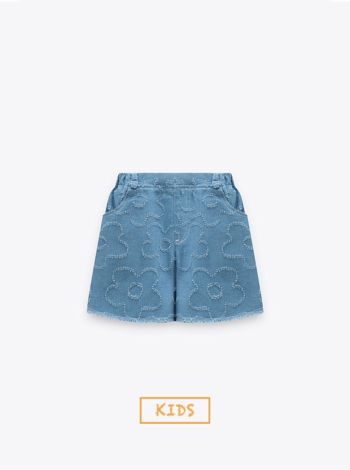 立體花朵休閒短褲【童裝】