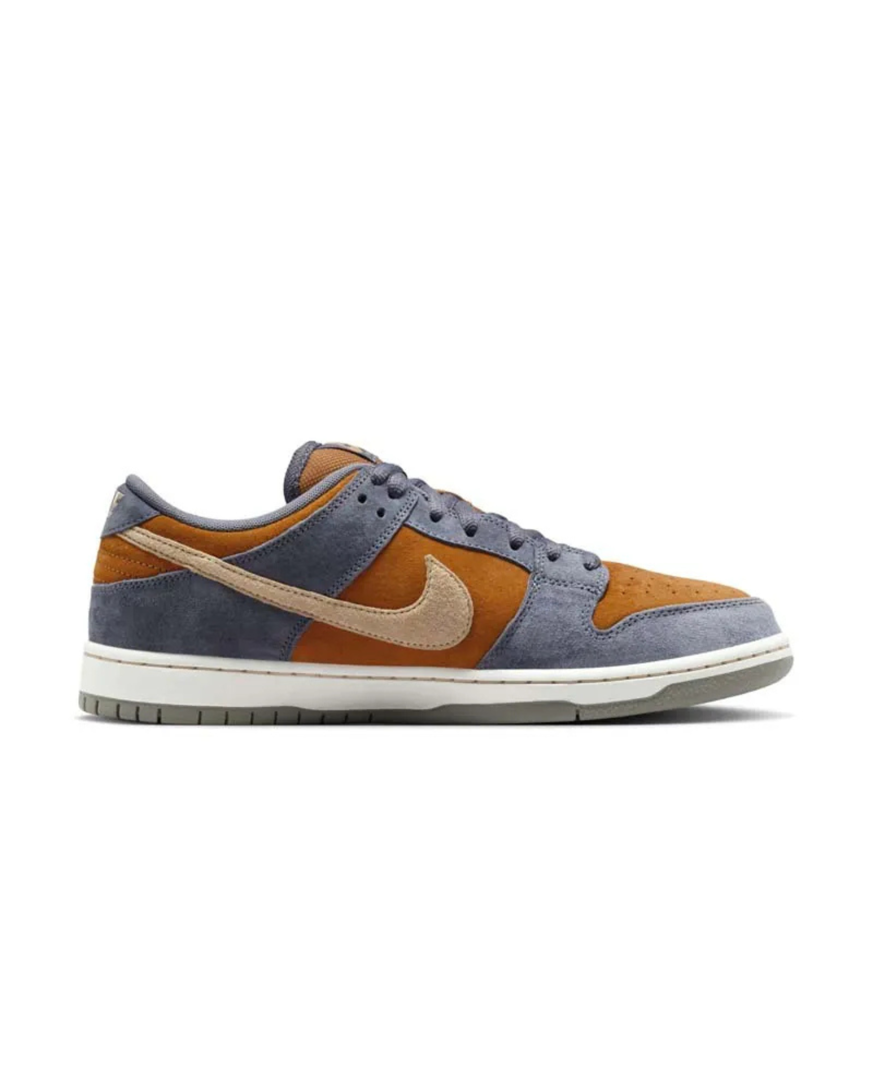Nike SB Dunk Low Pro "Light Carbon" 灰藍橘 麂皮 男鞋 HF3063-002