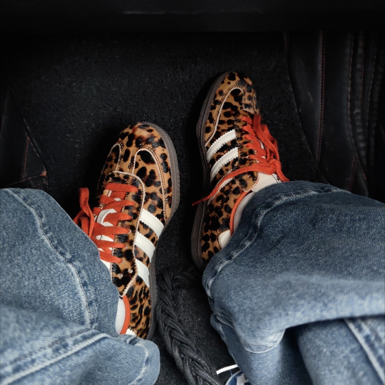 ADIDAS ORIGINALS SAMBA OG 豹紋 馬毛 橘紅 咖啡 焦糖底  JI2734 /預購