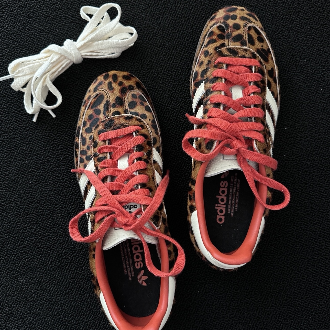 ADIDAS ORIGINALS SAMBA OG 豹紋 馬毛 橘紅 咖啡 焦糖底  JI2734 /預購