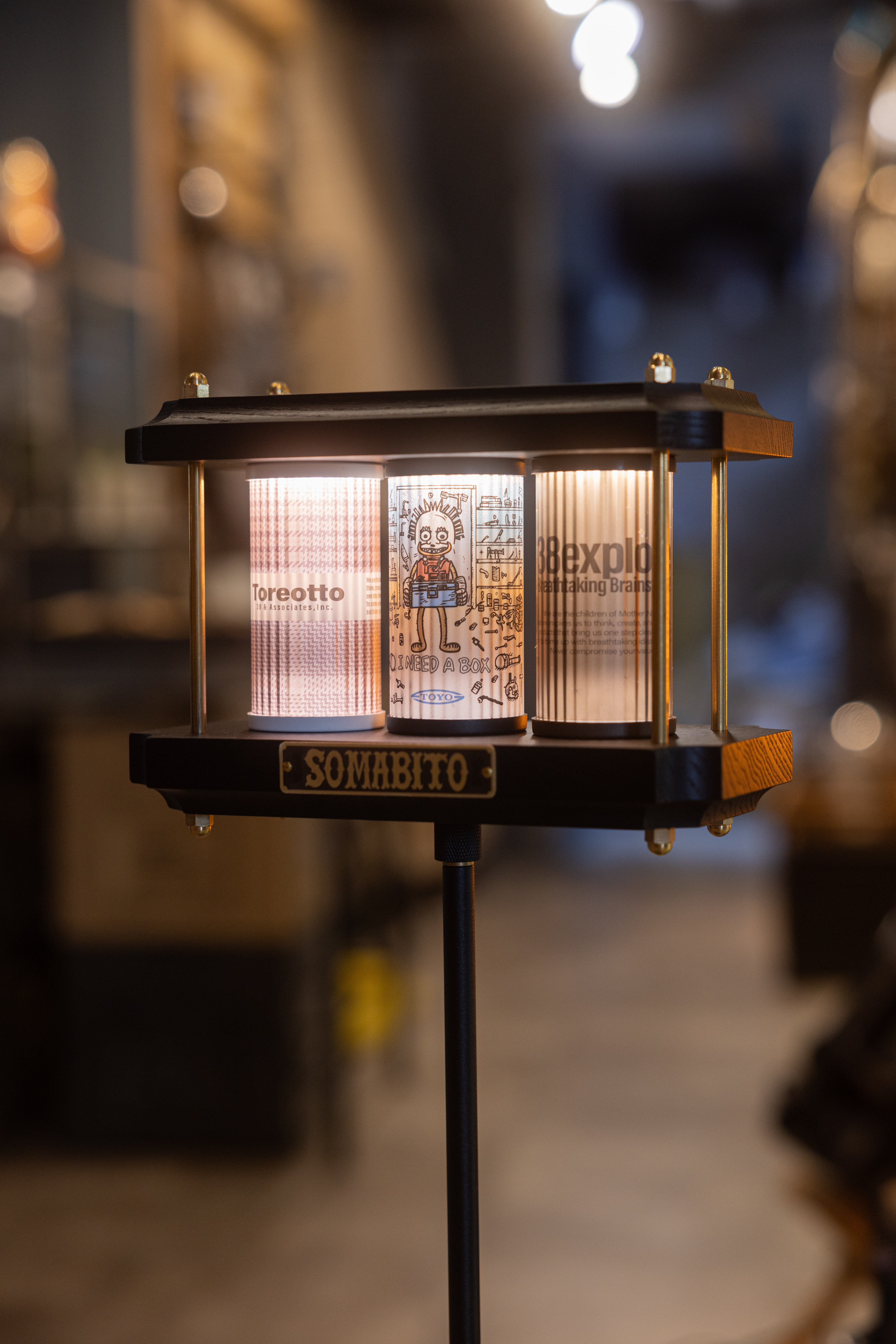 日本Somabito 38KAGO 燈座含法蘭盤/適用38燈