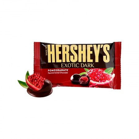 HERSHEY'S Exotic Dark Chocolate Pomegranate 38g 8809827250238 EXP.2026.02.19