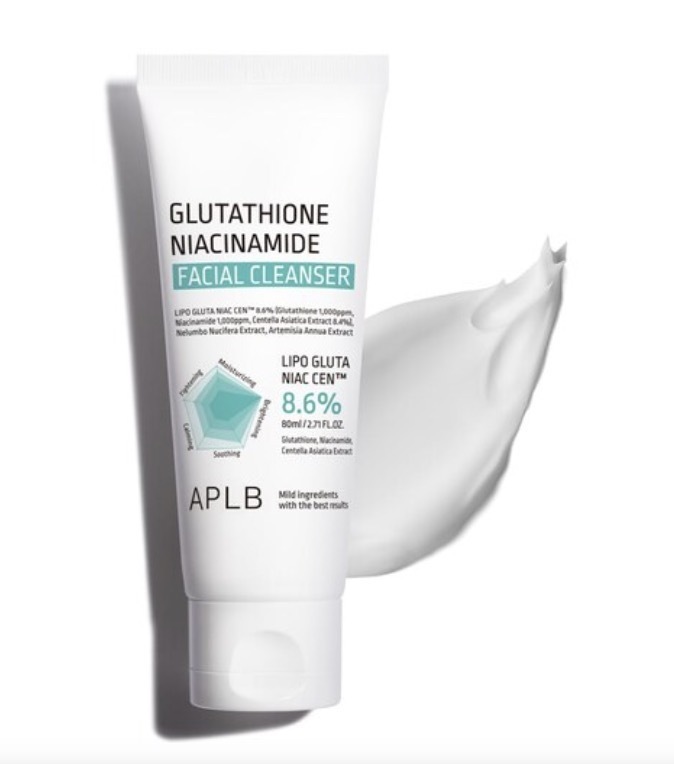 APLB Glutathione Niacinamide Facial Cleanser 80ML8809874682723 EXP.2027.09.03