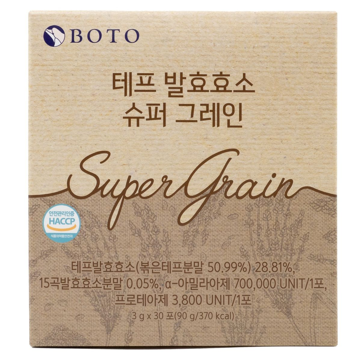 BOTO Teff Fermentation Enzyme Super Grain (3gX30)8809240246702 EXP.2027.01.12