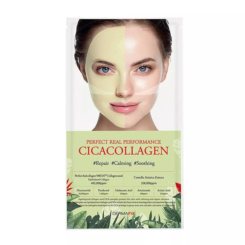 （1sheet）[DERMAFIX] Perfect Real Performance Cica Collagen Mask 23g8809738595534 exp