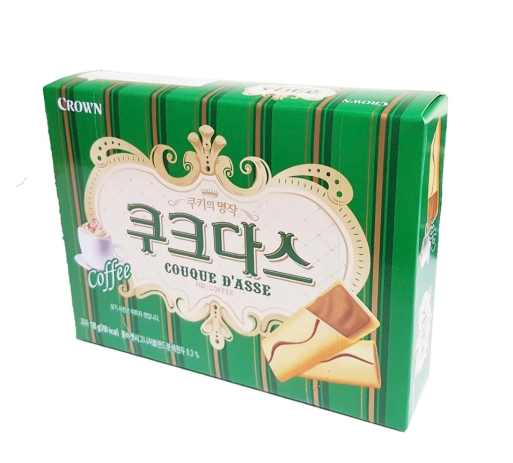 CROWN Couque Dasse Coffee 128g8801111186094 EXP.2025.05.25