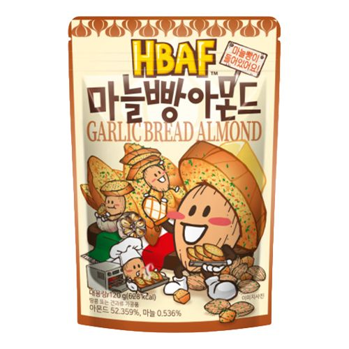 HBAF - Garlic Bread Almond - 120g8809617944941 EXP.2025.10.13