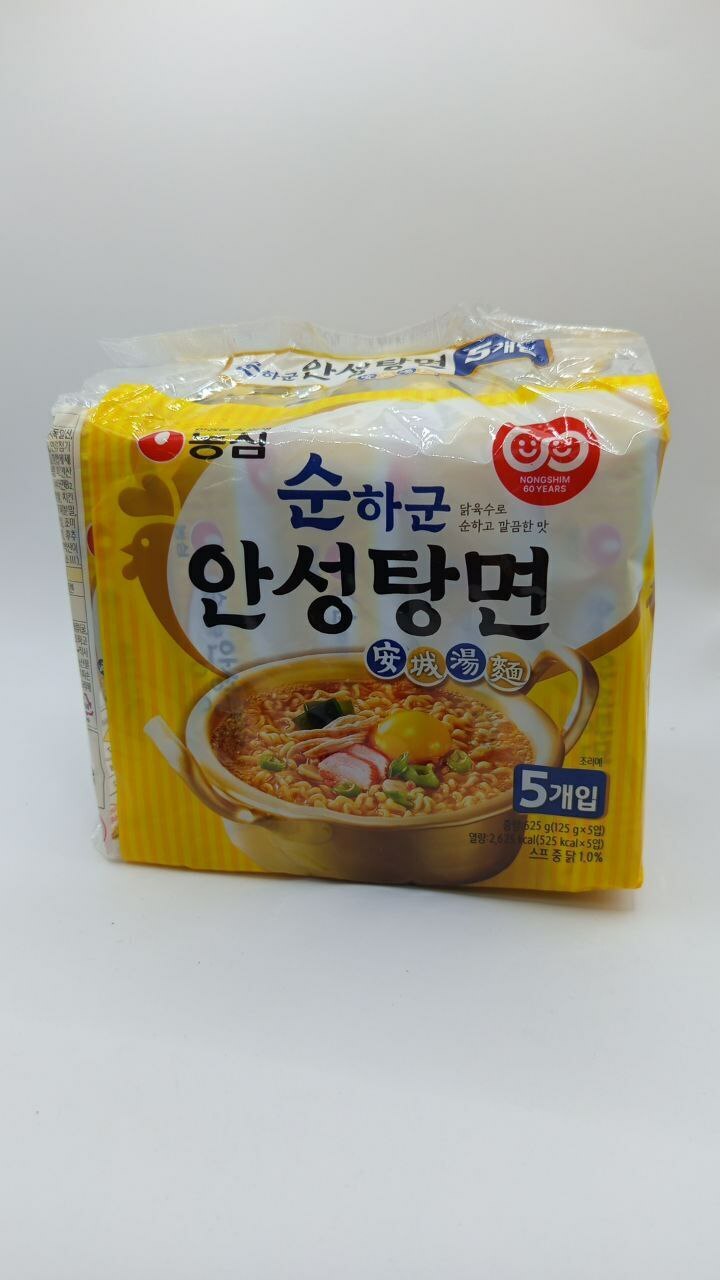 NONGSHIM -  An Sung Ramen Noodle(Chicken Flavor Soup) (5pcs)    8801043070126 EXP.202
