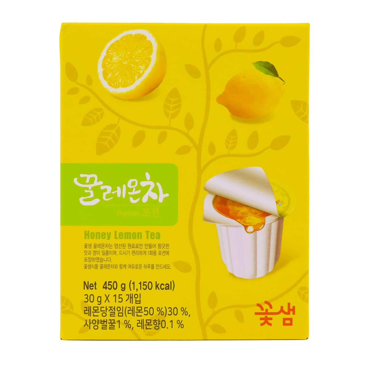 Kkoh Shaem - Honey Lemon Tea Portion (30gX15pcs)8803217013472 EXP.2026.04.14