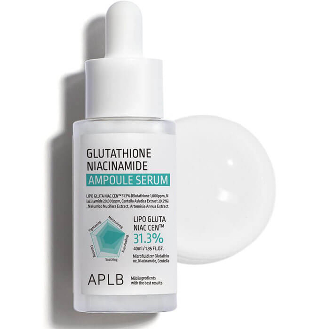 APLB- Glutathione Niacinamide Ampoule Serum 40ml 8809874682679 EXP.2027.12.23