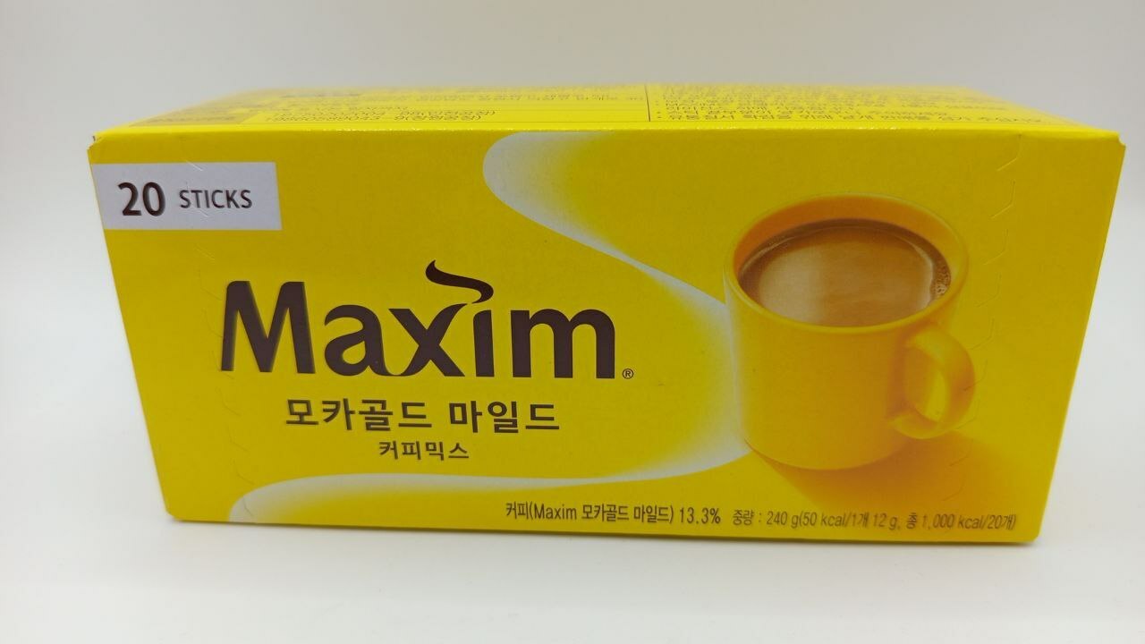 Maxim Mocha Gold Mild Coffee 12gX208801037006391 EXP.2026.05.20