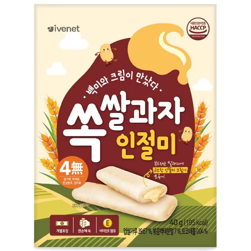 ivenet - Flat Rice Cracker (Plain)8809804781724 EXP.2025.11.19