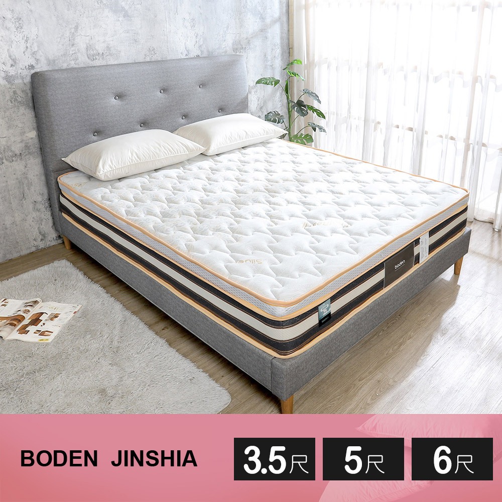 金夏CoolBestⅡ涼感纖維奈米抗菌三線高壓縮獨立筒床墊