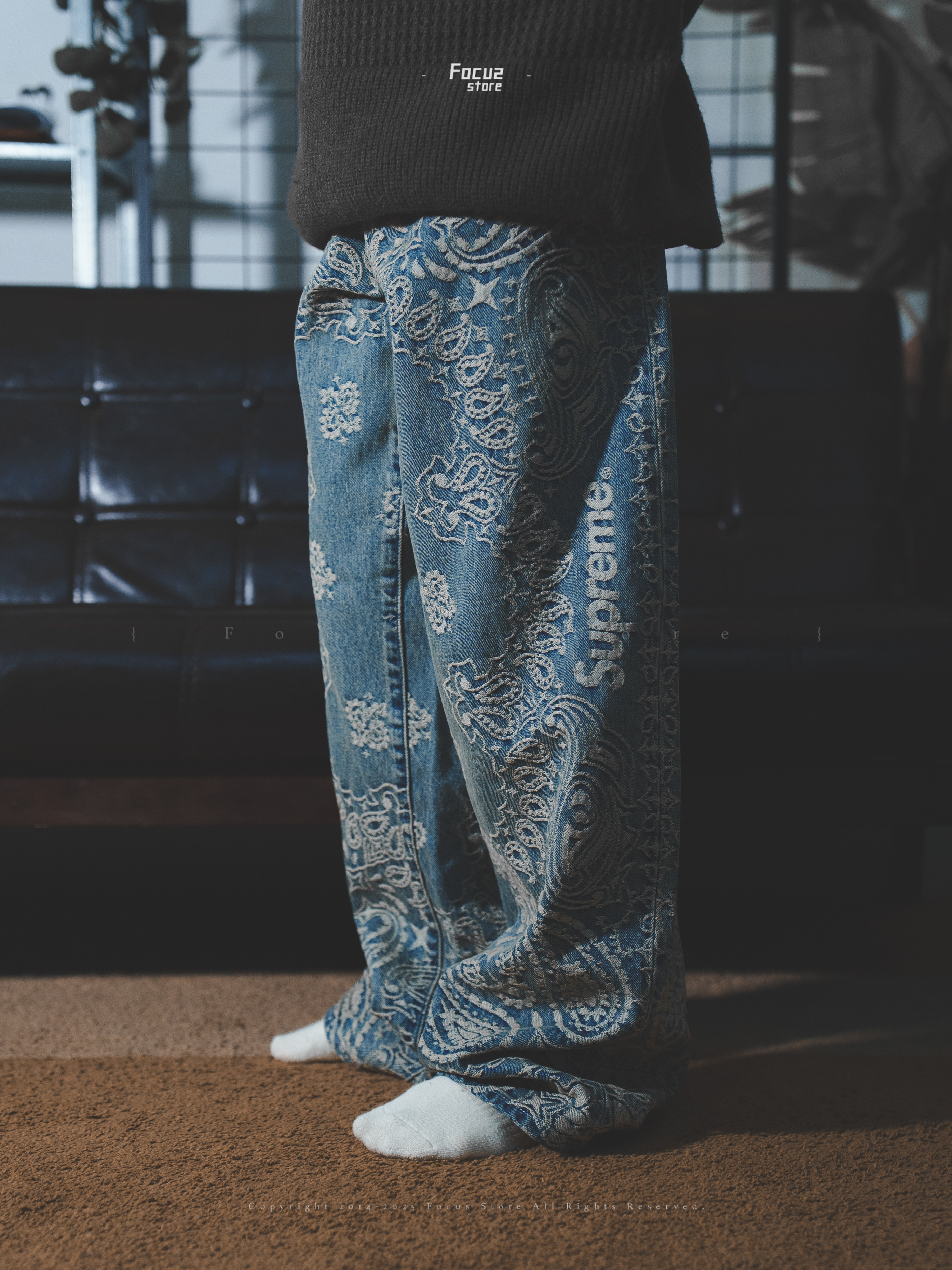 Focus Store】預購Supreme SS25 Week7 Bandana Jacquard Den