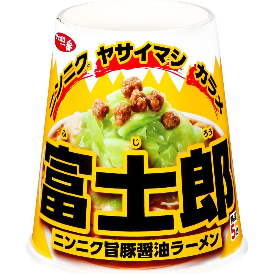 日本 三洋 一番札幌 富士郎 大杯麵 103g 豚骨蒜香味 期間限定