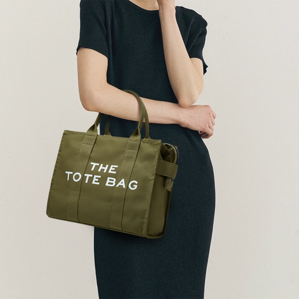 包包 帆布包 托特包 通勤包 手提包 Totebag 黑色帆布包 手提斜背包 大容量托特包 A4包 媽媽包 禮物 695