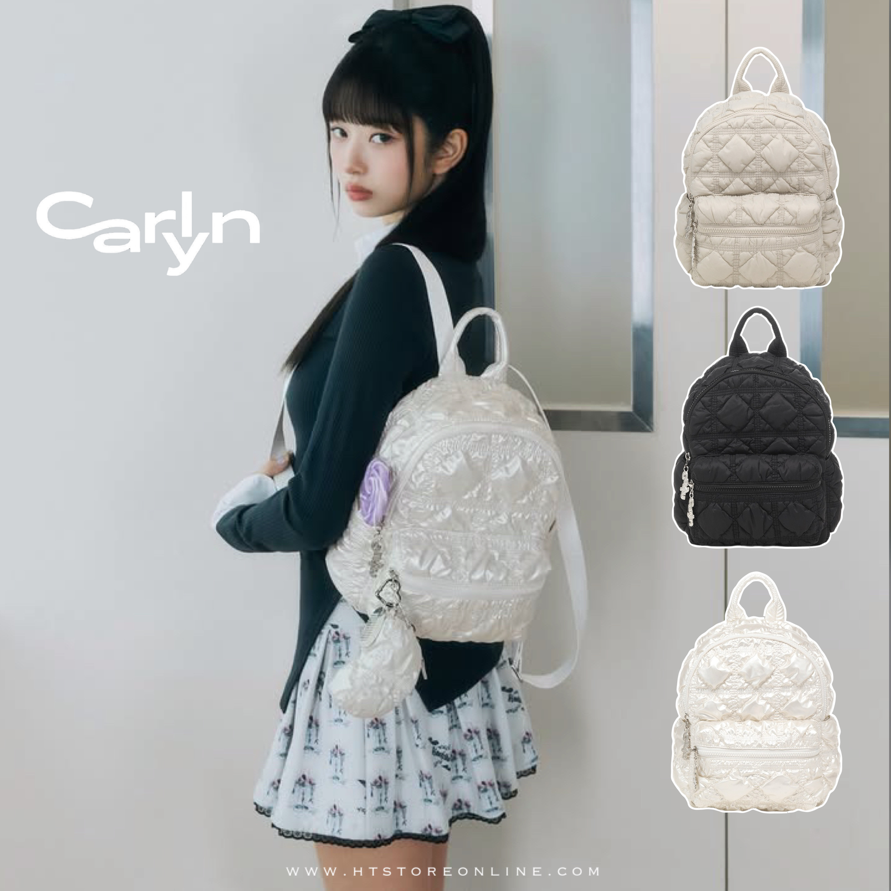 韓國CARLYN 25S/S MELLOW BACKPACK ( 2 Colours )