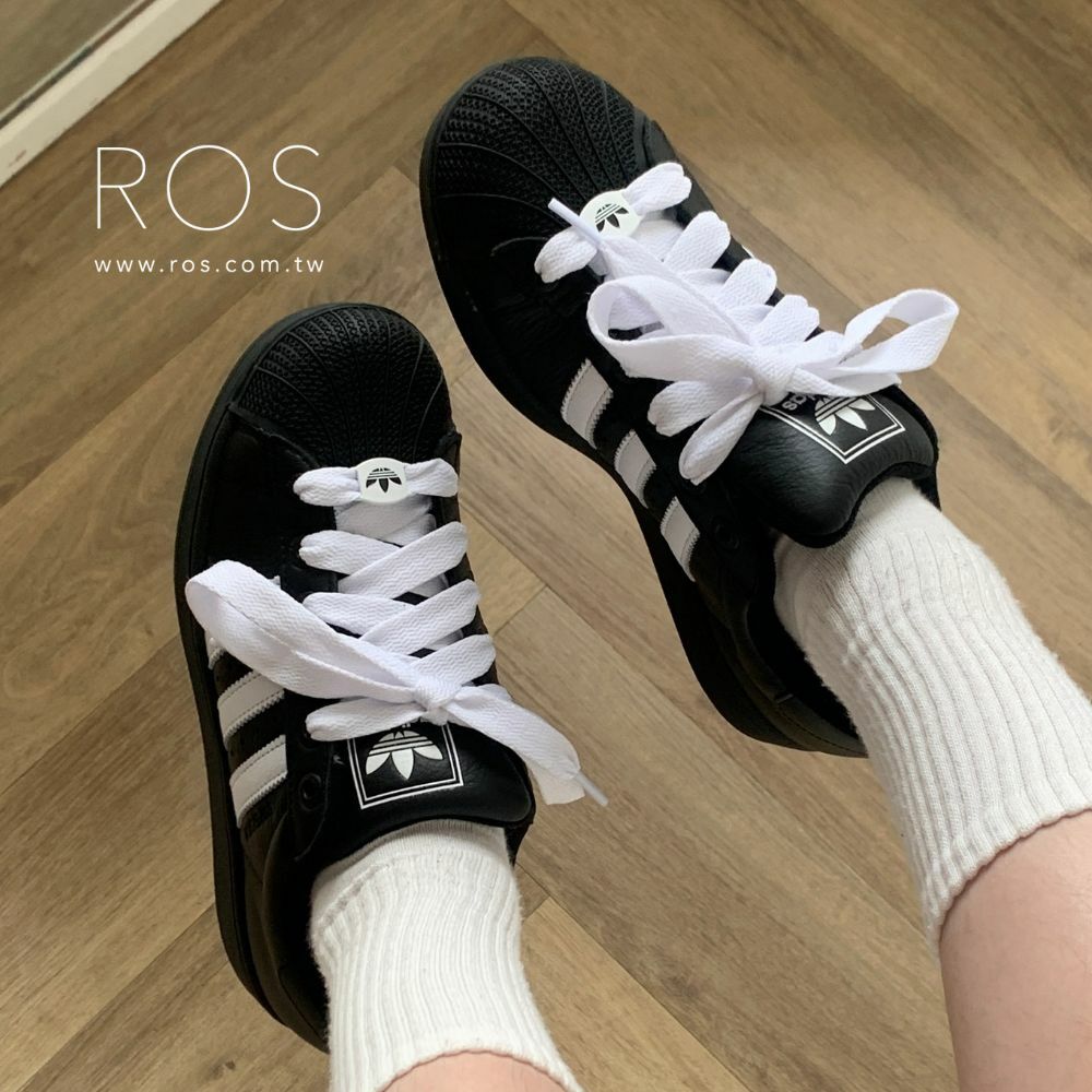 Adidas Superstar 2.0 黑底白線 黑標