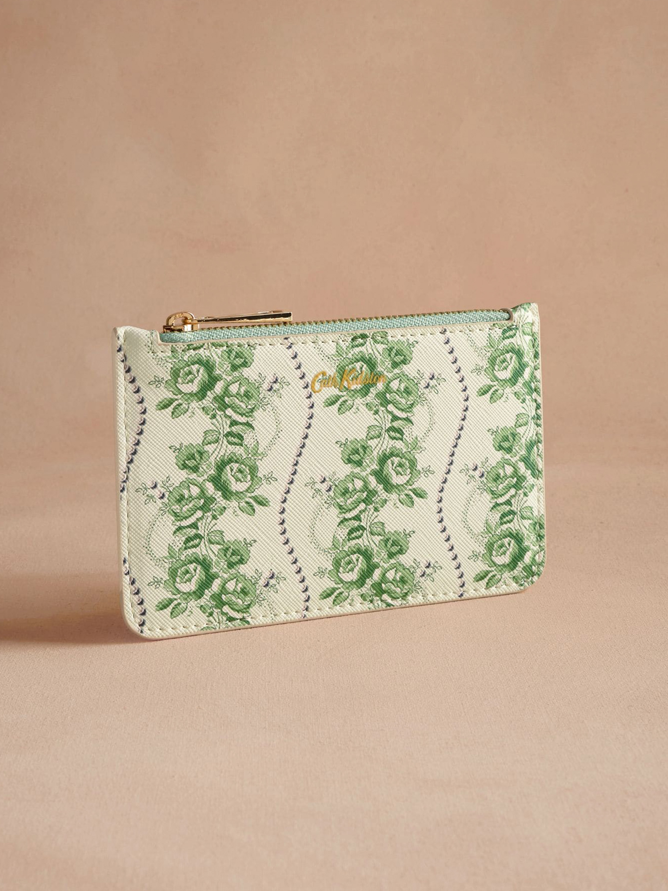 Rose Pearl 薄款拉鍊錢包