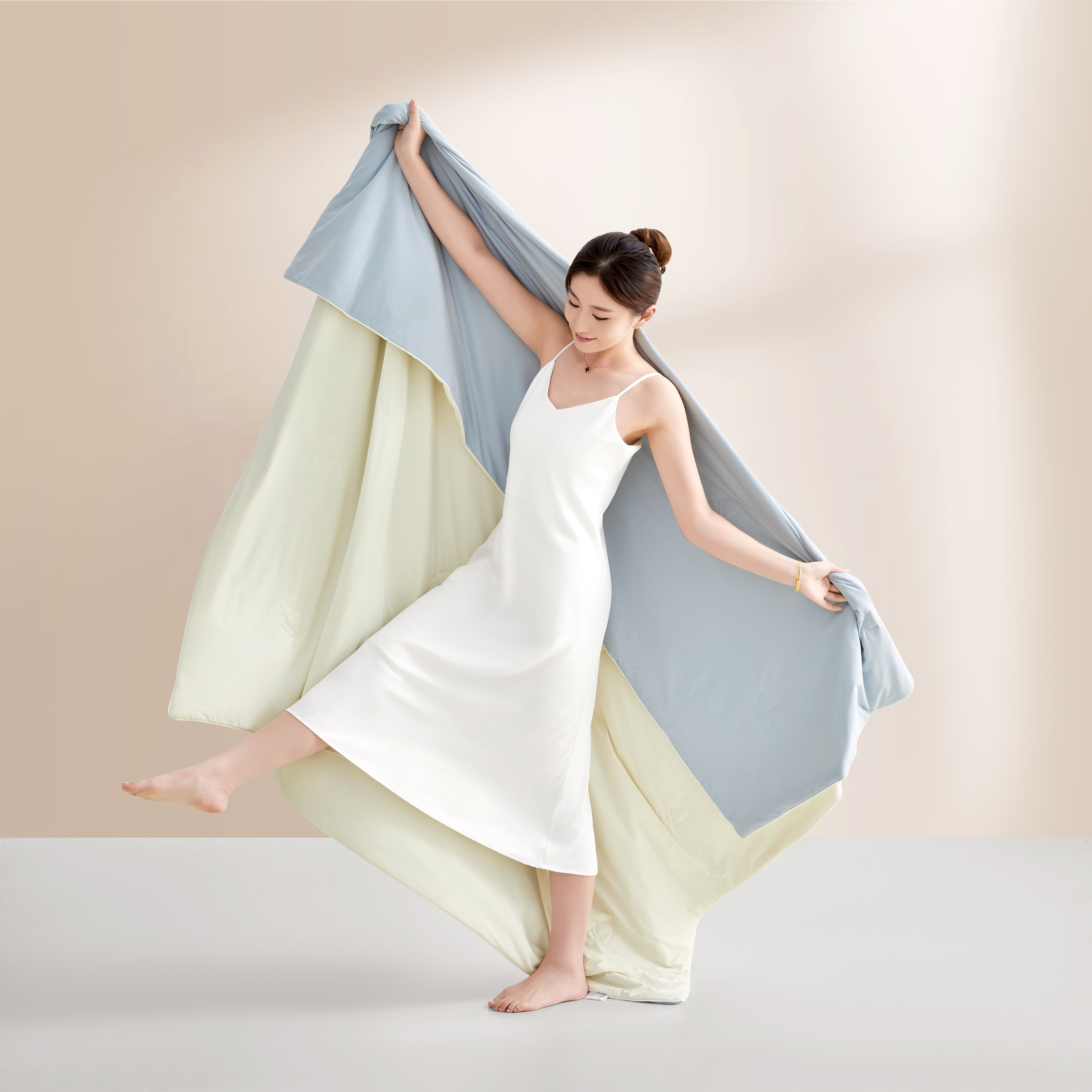 天冰被|初雪微光|附提袋