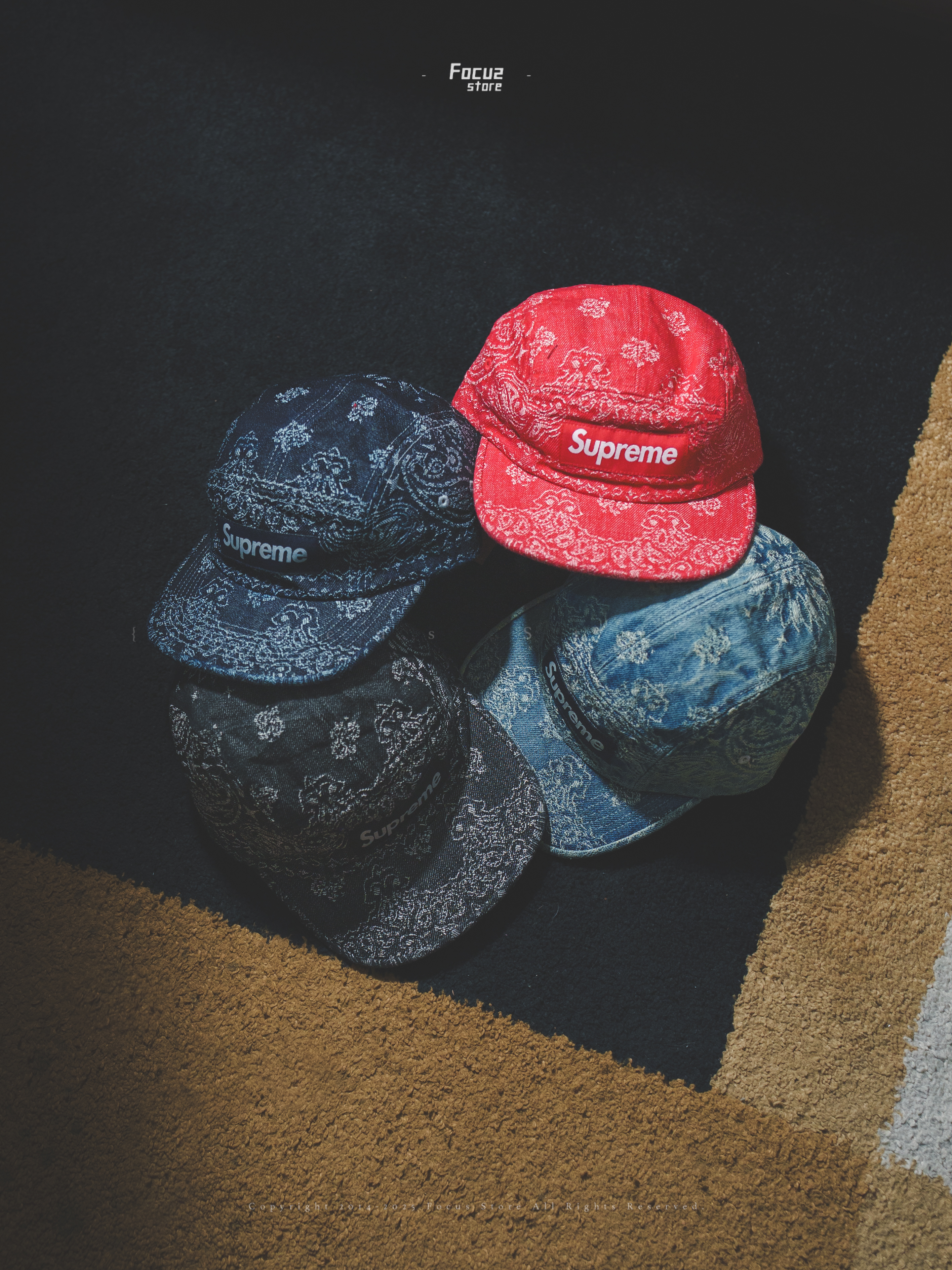Focus Store】現貨秒發Supreme SS25 Week7 Bandana Jacquard D
