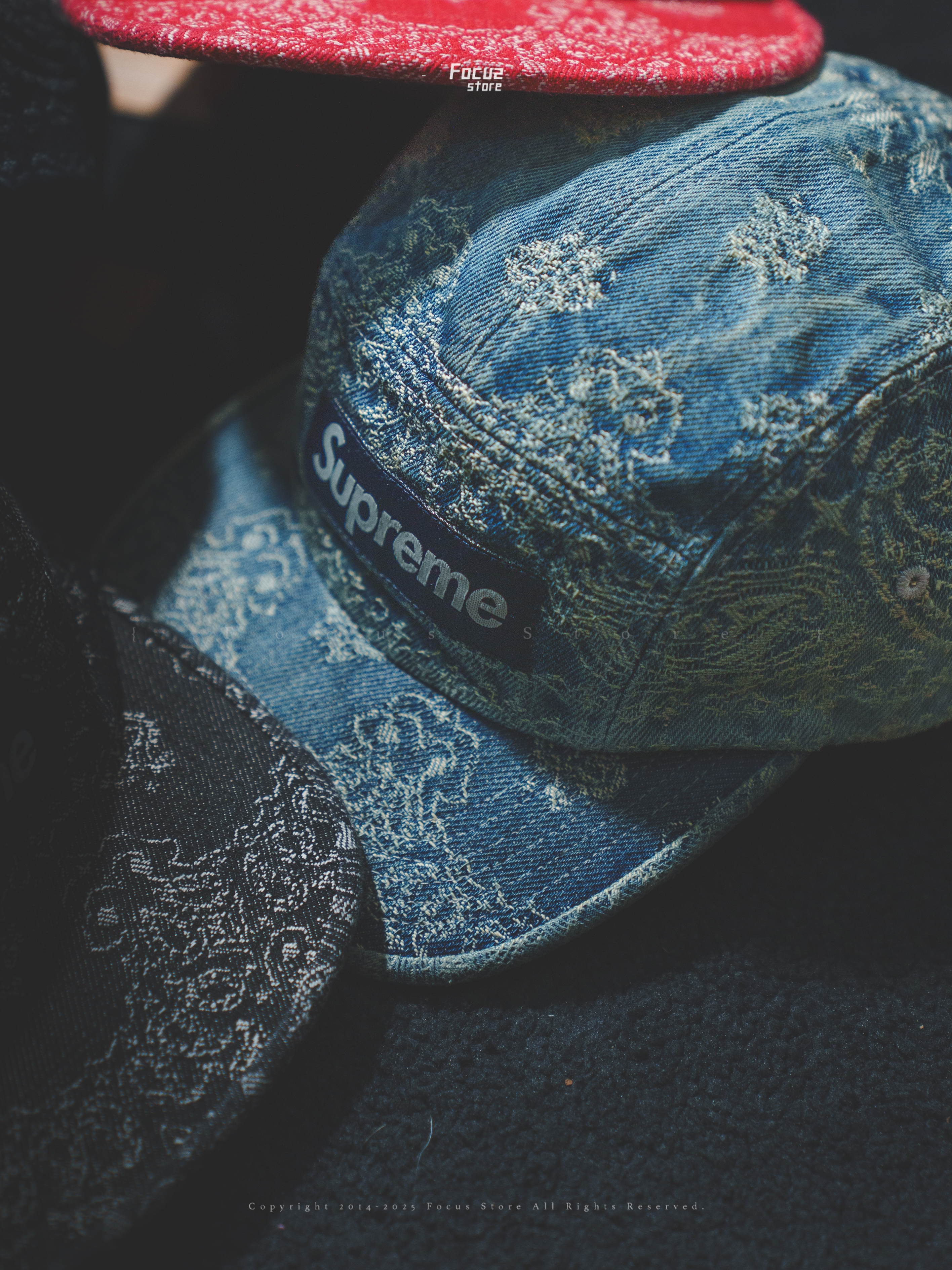 帽子 supreme Bandana Jacquard Denim Camp Cap Spring/Summer 2025 Preview – Supreme