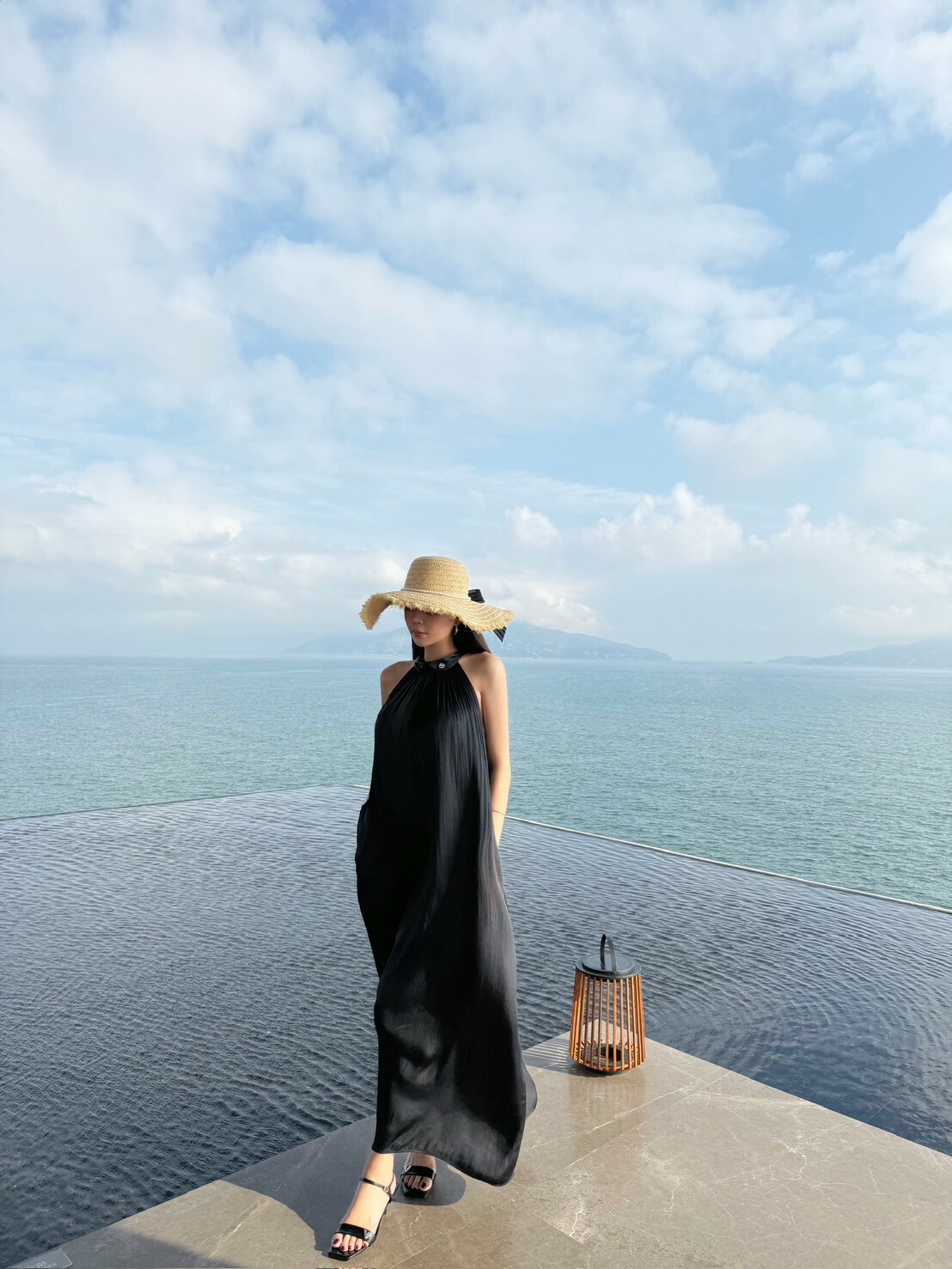 月光女神’Moon—緞面洋裝