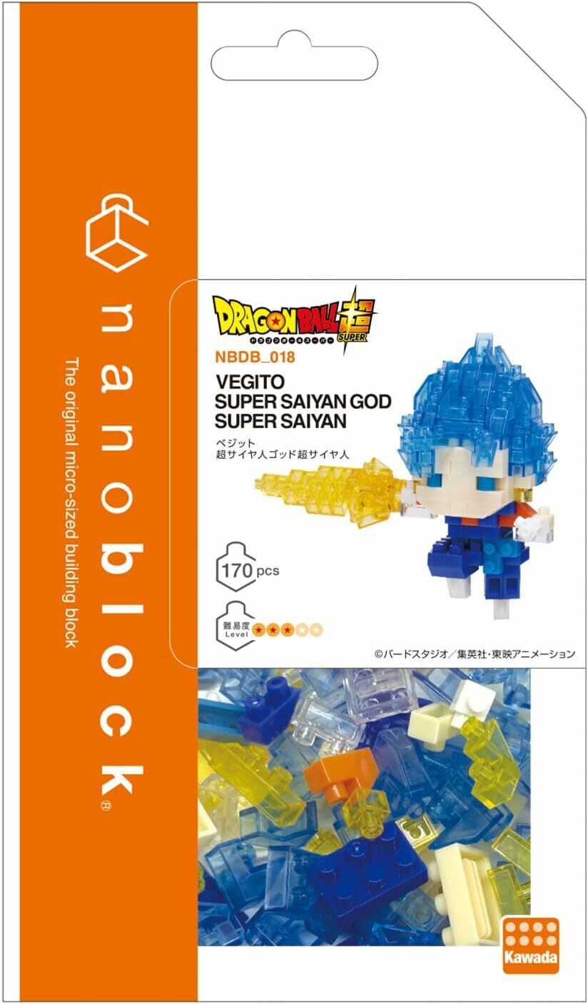 Nanoblock 迷你積木 NBDB_018 七龍珠超 達爾 超級賽亞人之神