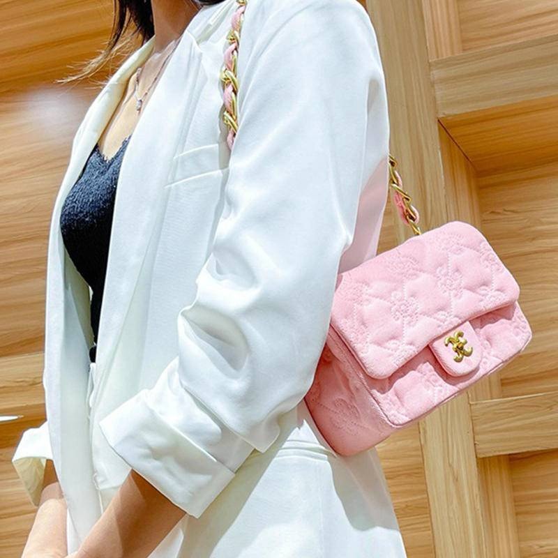 包包 小香風包包 品質好 鏈條包包 帆布包 單肩包 腋下包 小香鏈條包 小香包包 可愛包包 女用包包 286