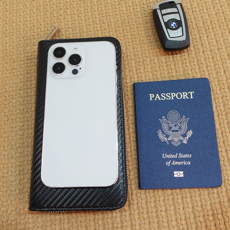 錢包 皮包 長夾 皮夾 錢包女 錢包男 手機錢包 碳纖維長夾 男士錢包 拉鏈長夾 男錢包 男生皮夾 皮夾男 054