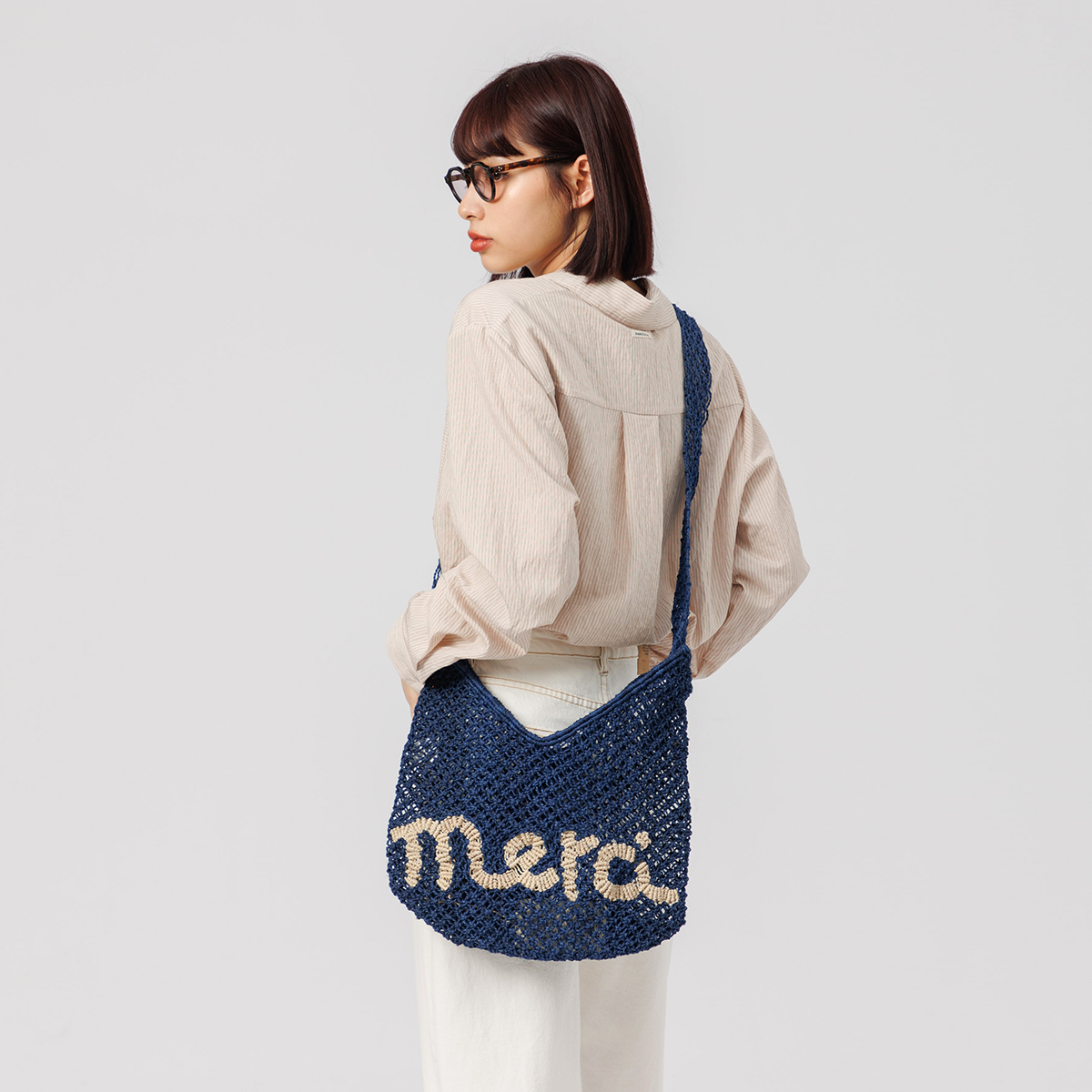 Merci 編織包-Drusilla-深藍