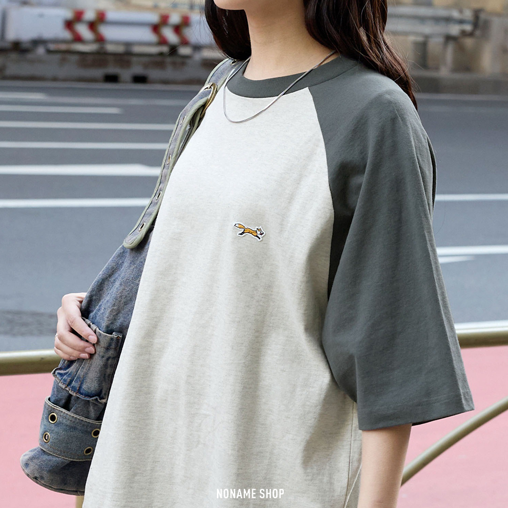 PENNEYS 日本限定 THE FOX 狐狸 刺繡 拼接 短袖 六色 (男款)