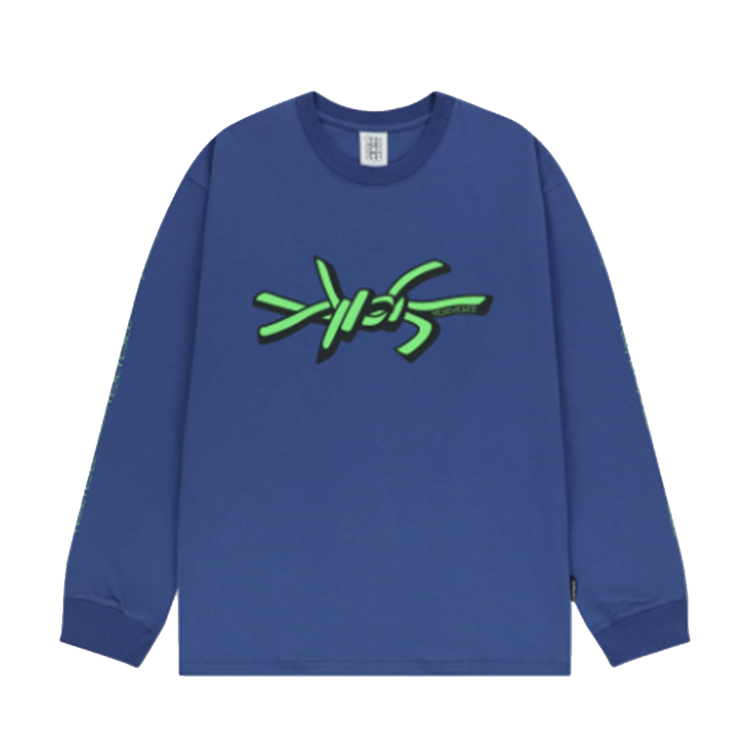 【YESEYESEE】Y.E.S Wire Logo L/S R5653 yeseyesee® :: Y.E.S Wire Logo L/S Black
