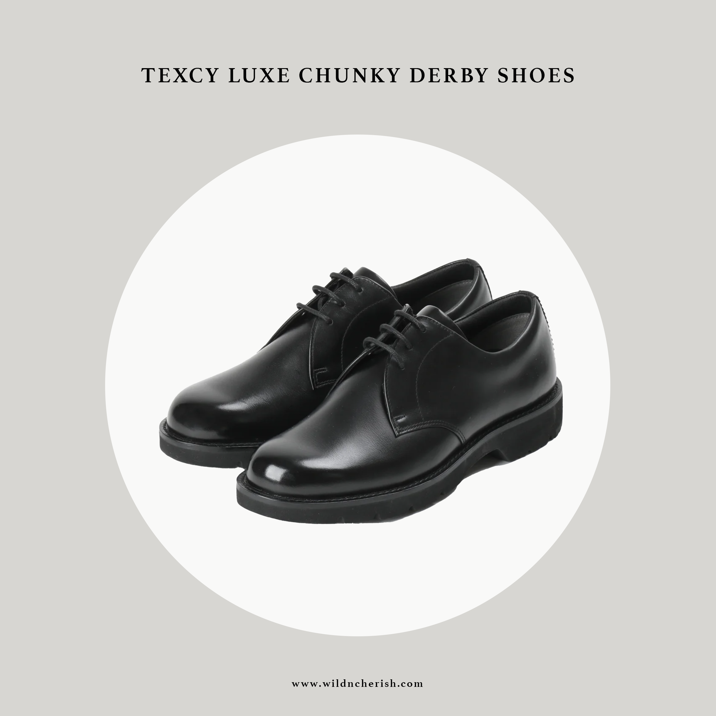 預訂 | Texcy Luxe Chunky Derby Shoes 德比鞋