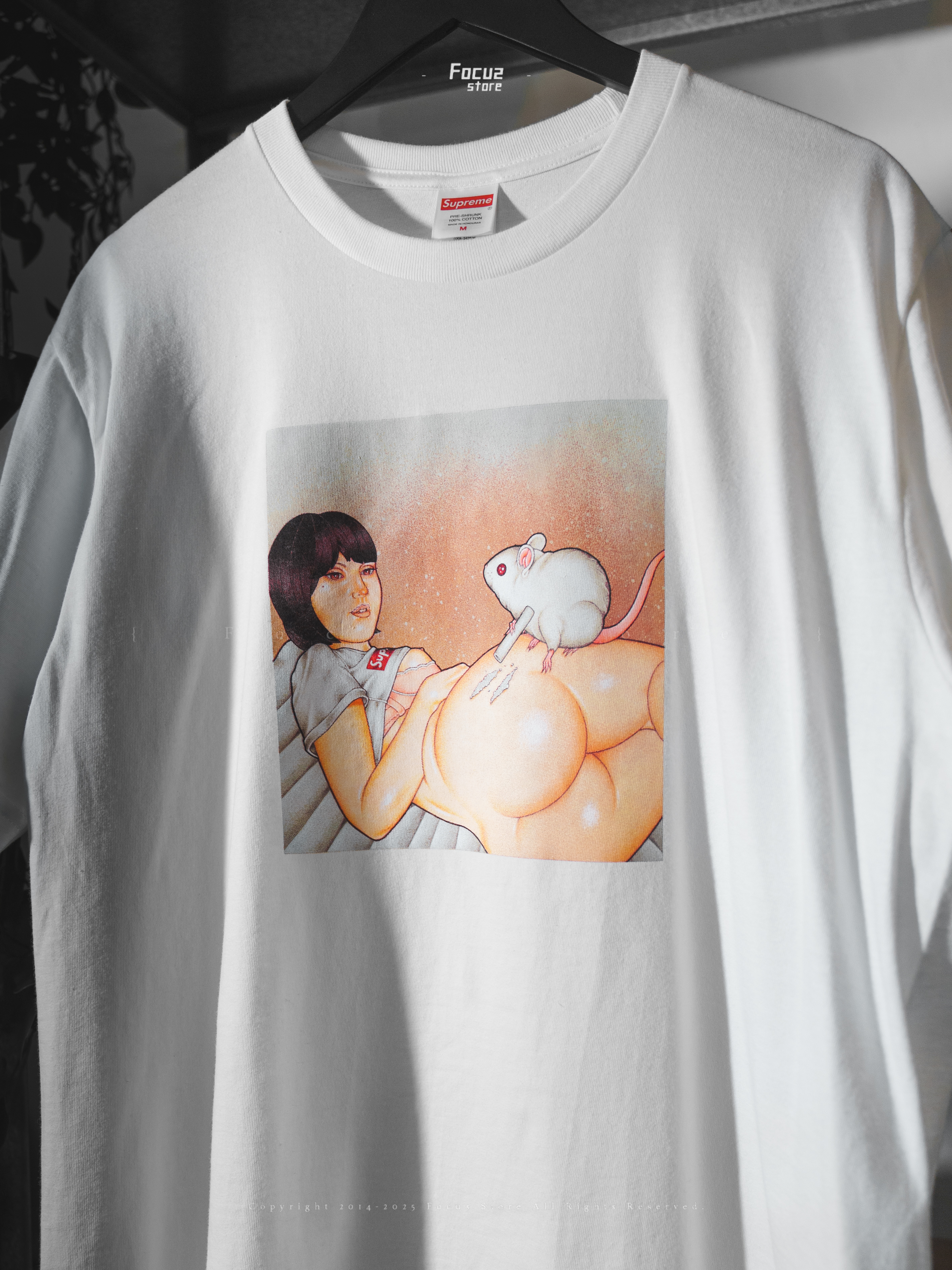Focus Store】現貨秒發Supreme SS25 Week7 Mouse Tee 兩色老鼠人像圖