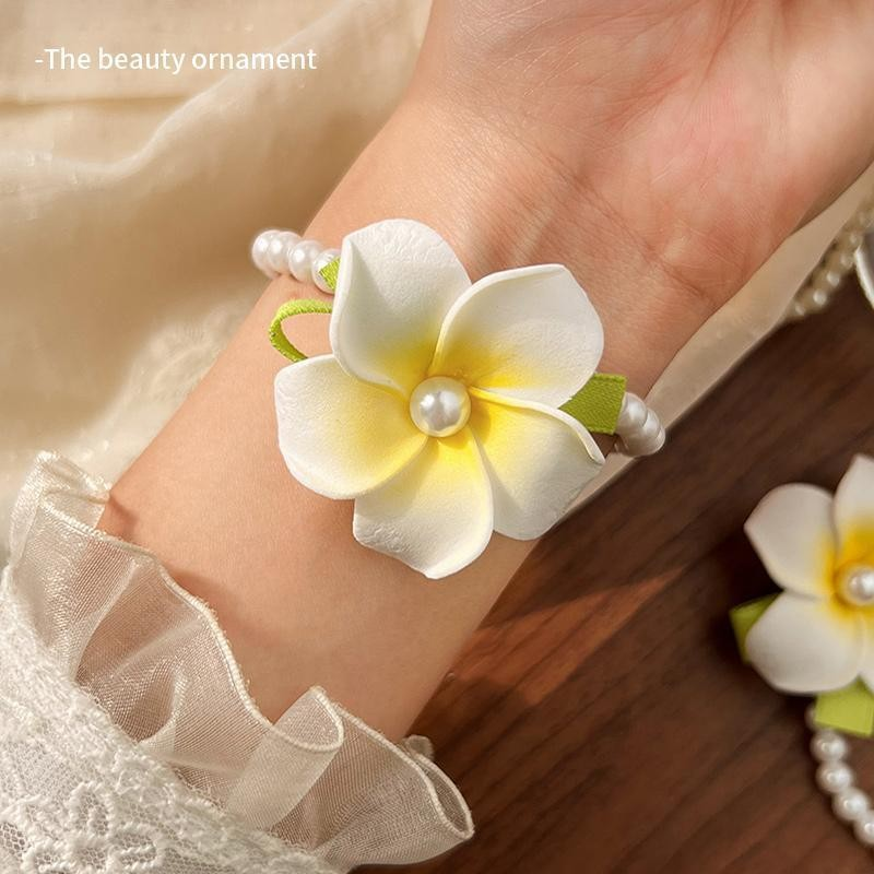 [4 FOR RM10] Hawaiian Plumeria Hair Clip & Hair Tie