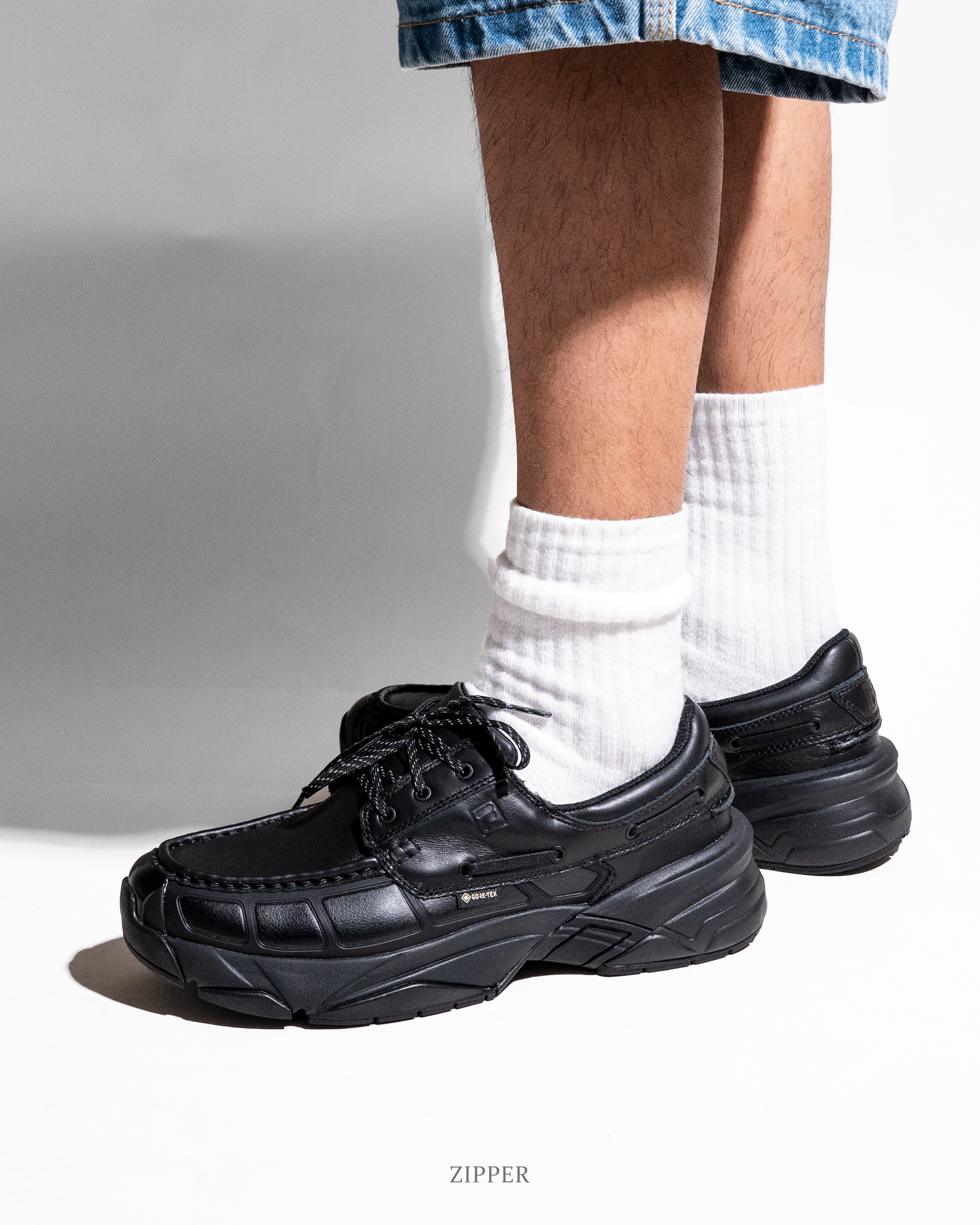 【FILA】Replica 02/25 Gore-Tex Black FILA Replica 02/25 Gore-Tex Black GTX 防水帆船鞋