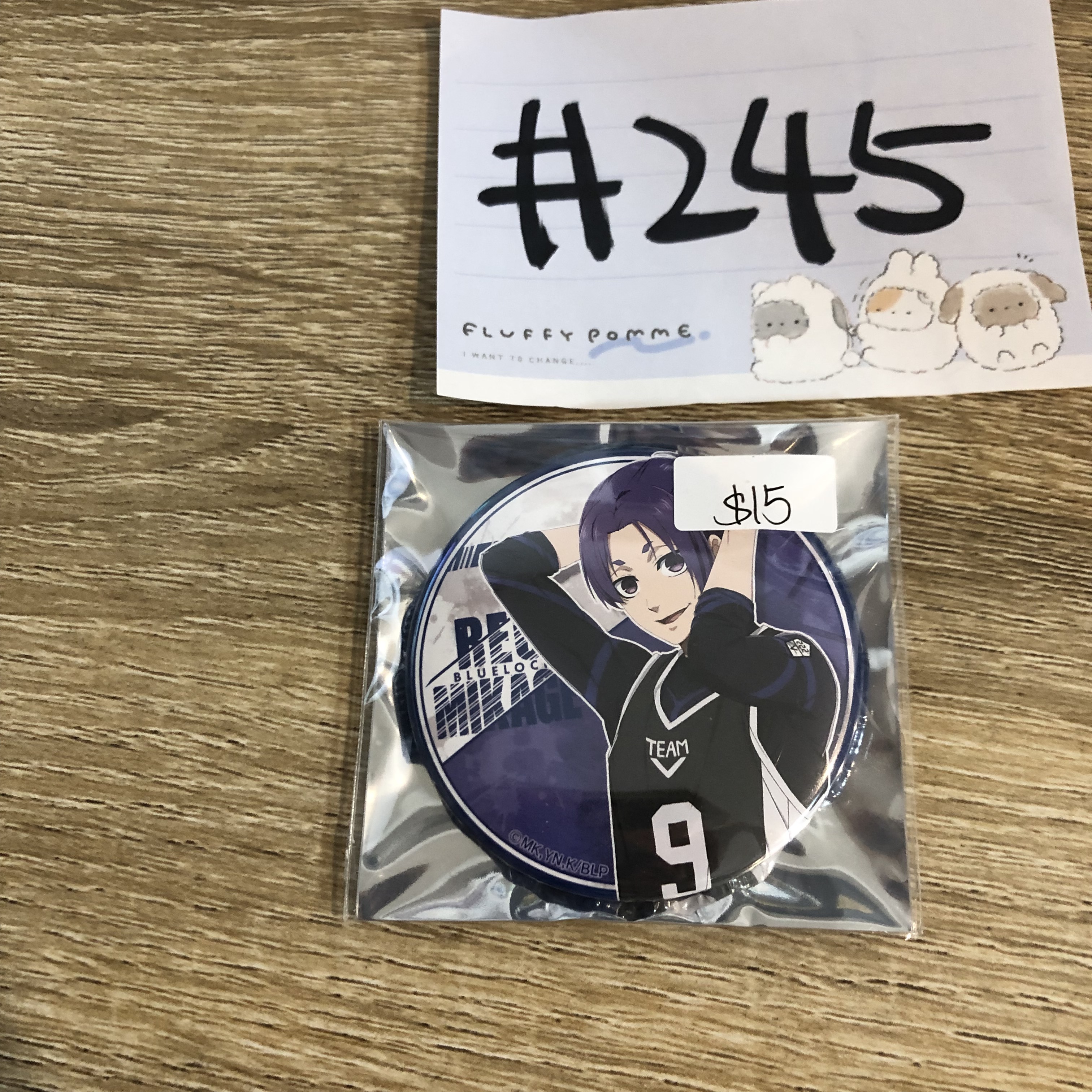 BlueLock 玲王  襟章#245